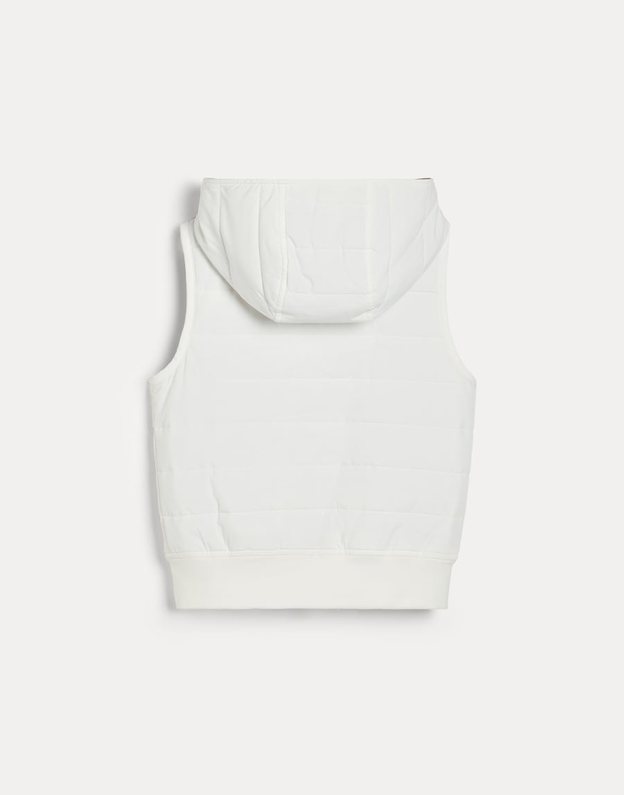 Thermore® 夹袄马甲 灰白色 男童 - Brunello Cucinelli