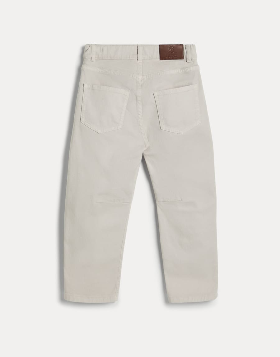 Five-pocket trousers Light Grey Boys - Brunello Cucinelli