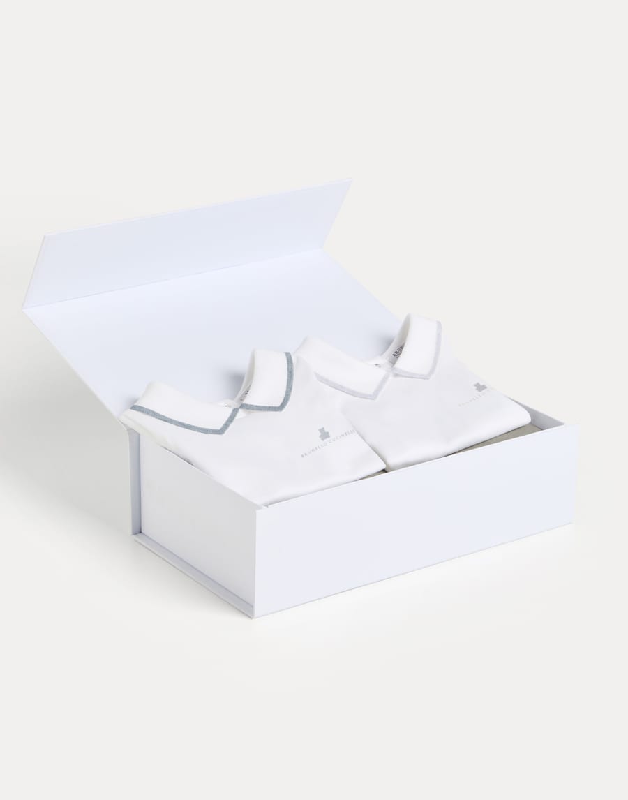 ベビーバーニー ロンパース 2枚セット スカイブルー ベビー - Brunello Cucinelli