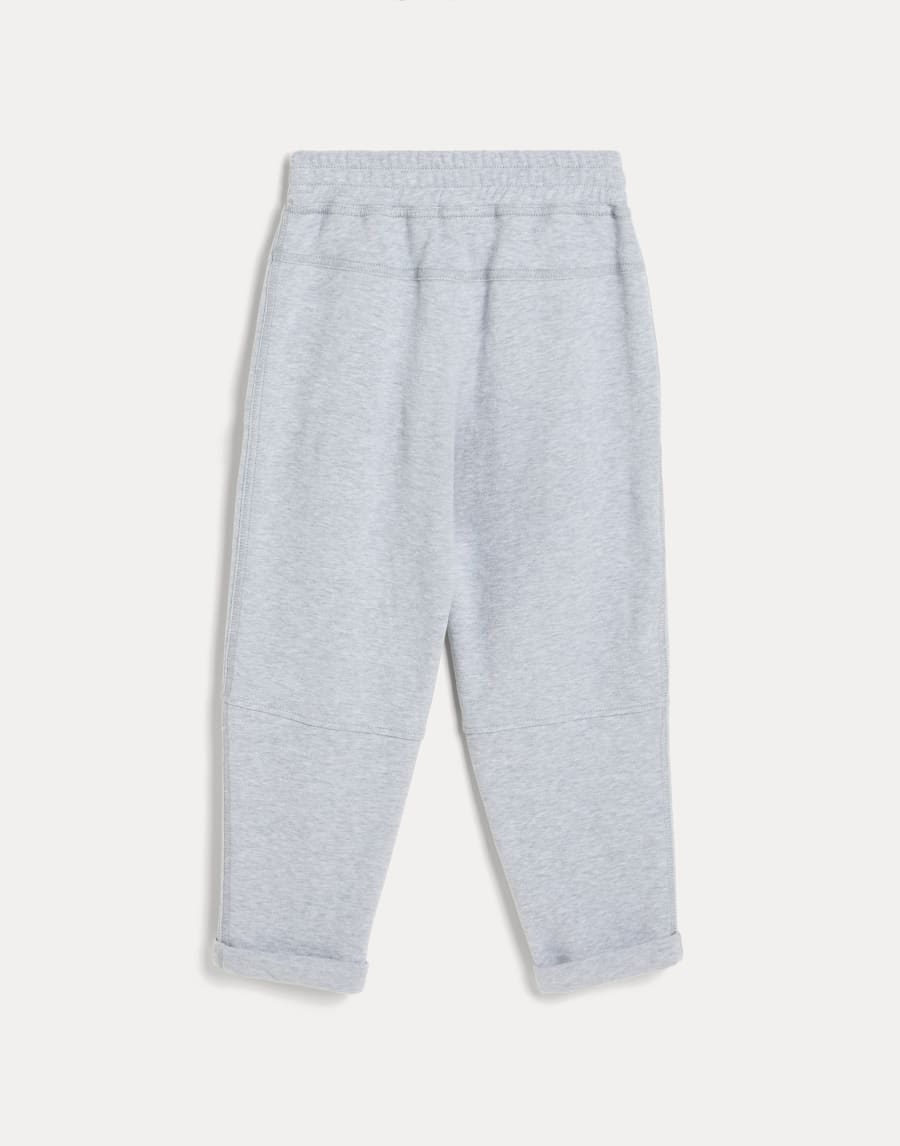Smooth French terry trousers Grey Girls - Brunello Cucinelli