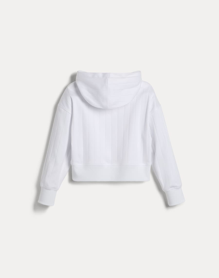 Hooded sweatshirt with logo White Girls - Brunello Cucinelli
