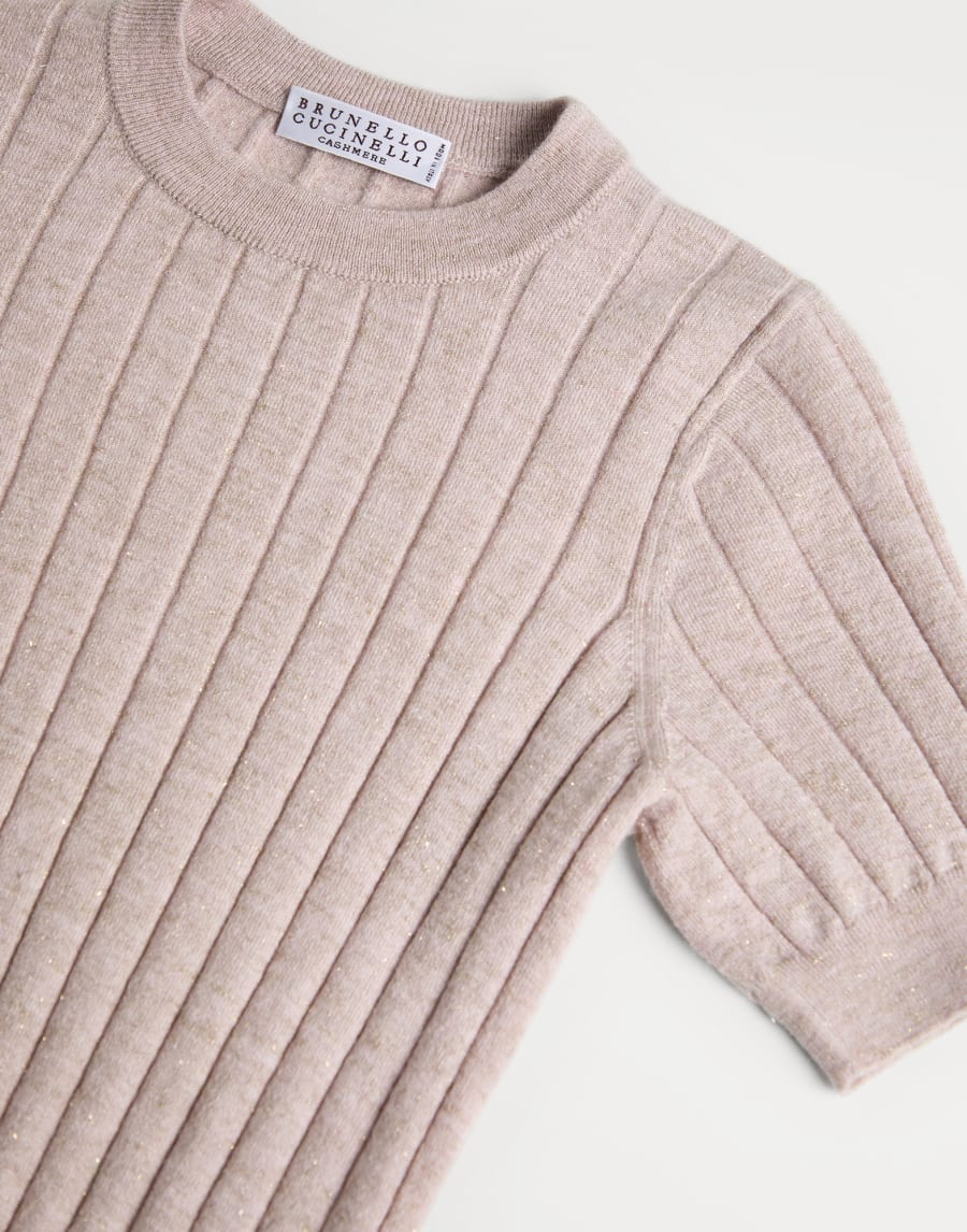 Knit T-shirt Pink Girls - Brunello Cucinelli
