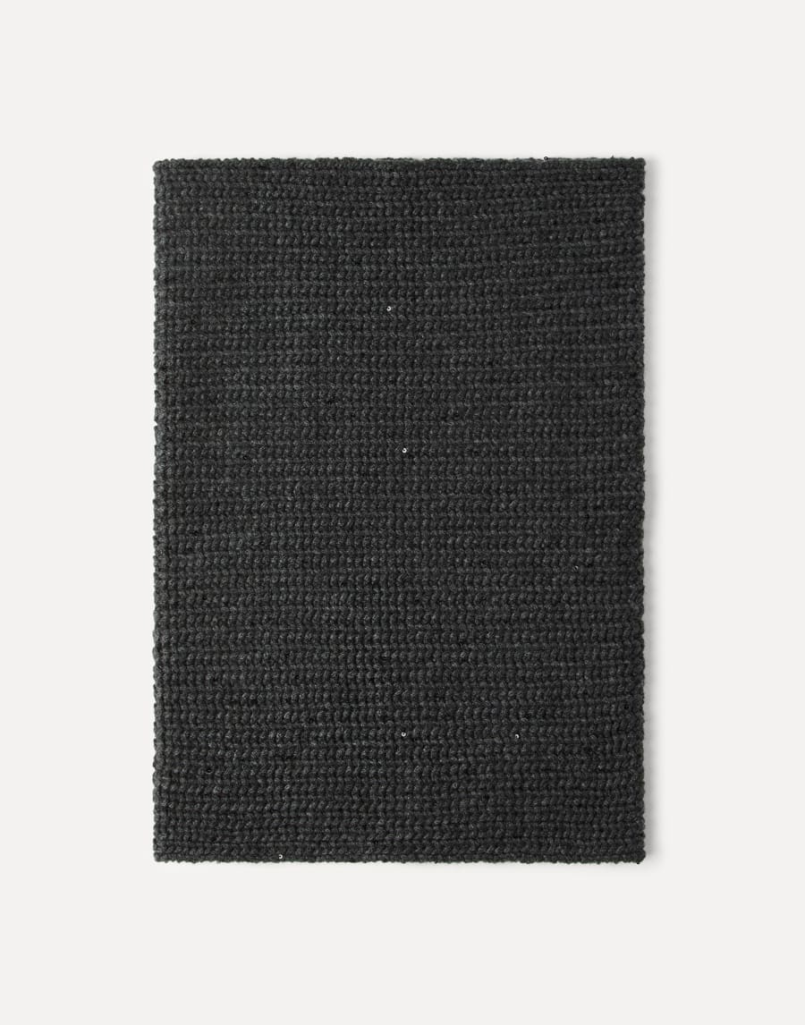 Dazzling neck warmer Dark Grey Woman - Brunello Cucinelli