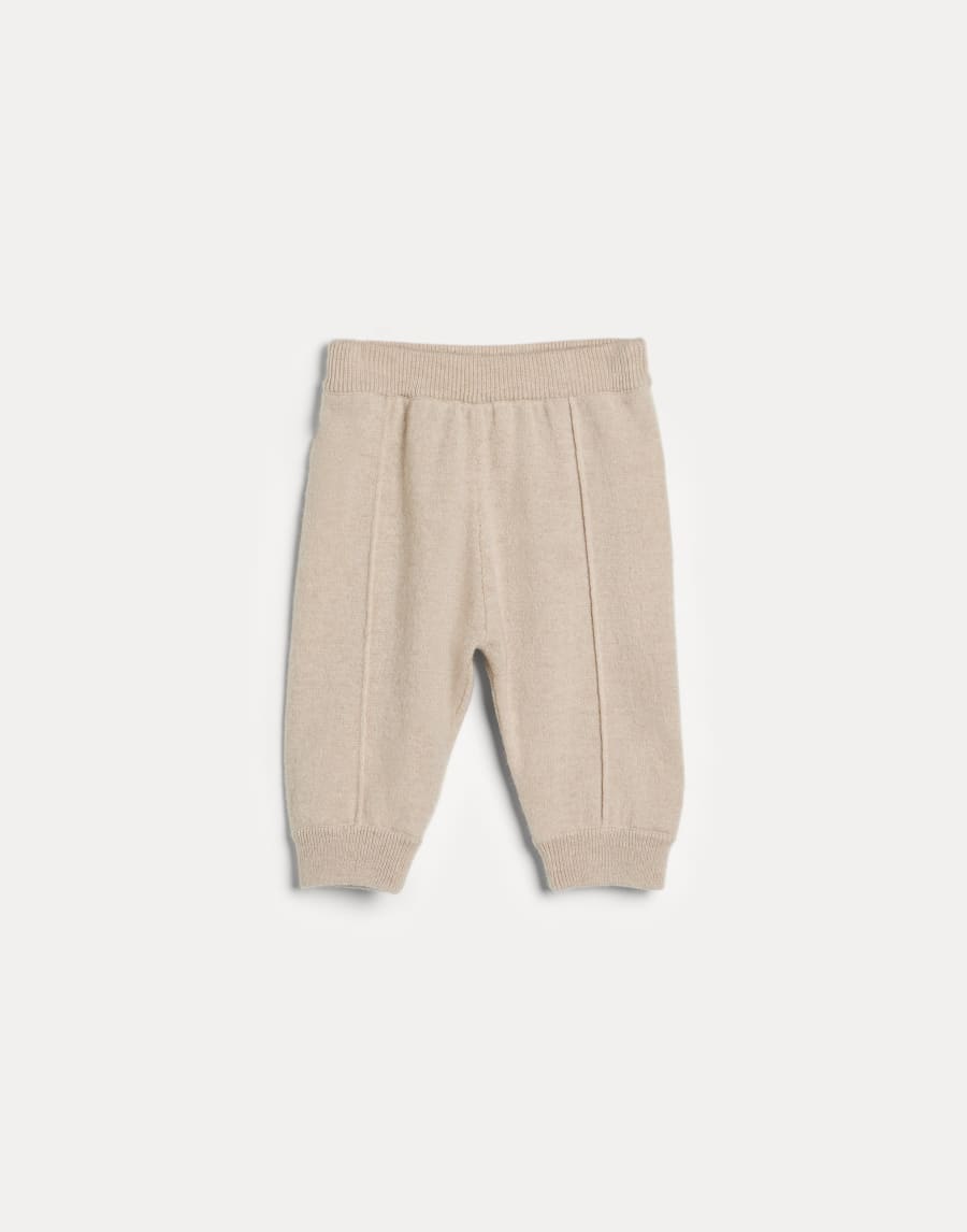 Bernie Baby cashmere trousers Beige Baby - Brunello Cucinelli