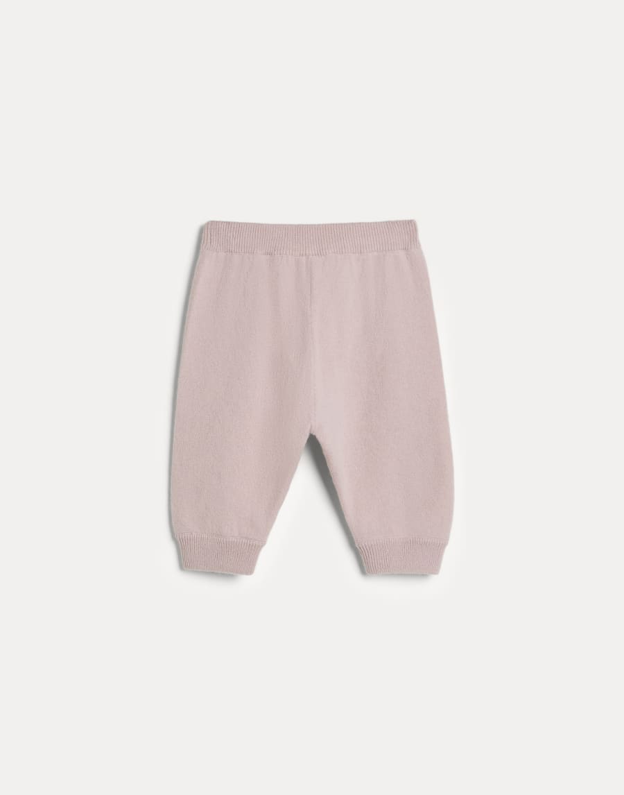 Bernie Baby cashmere trousers Pink Baby - Brunello Cucinelli