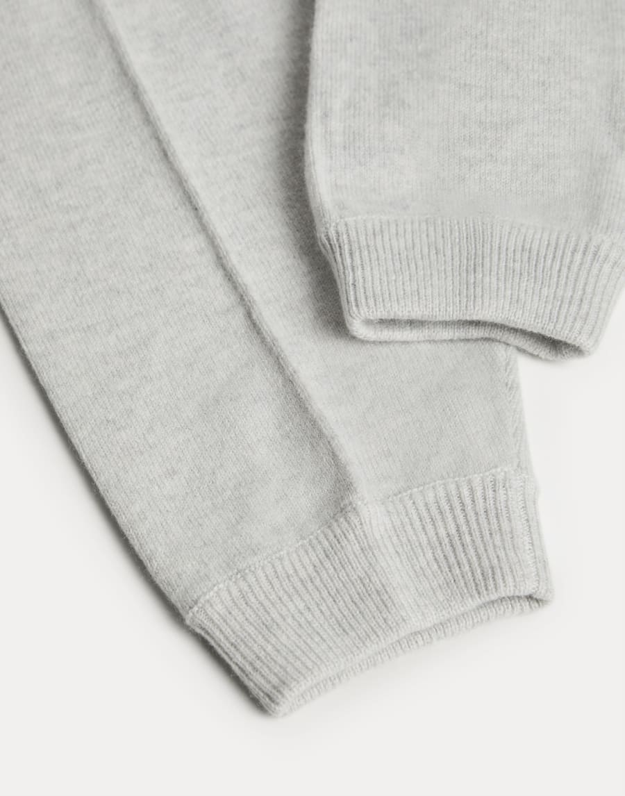 Bernie Baby cashmere trousers Light Grey Baby - Brunello Cucinelli