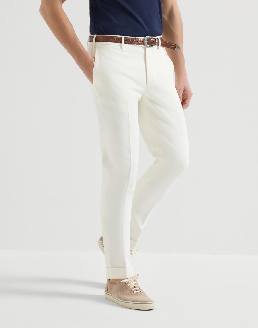 Gabardine trousers Panama Man - Brunello Cucinelli