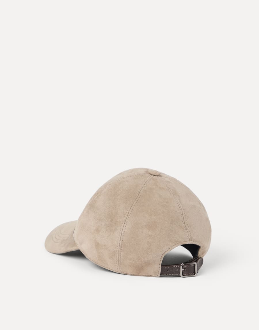 Baseball Cap with monili Beige Woman - Brunello Cucinelli