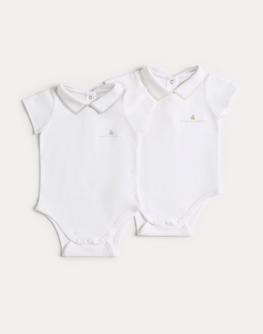 ベビーバーニー ロンパース 2枚セット サンド ベビー - Brunello Cucinelli