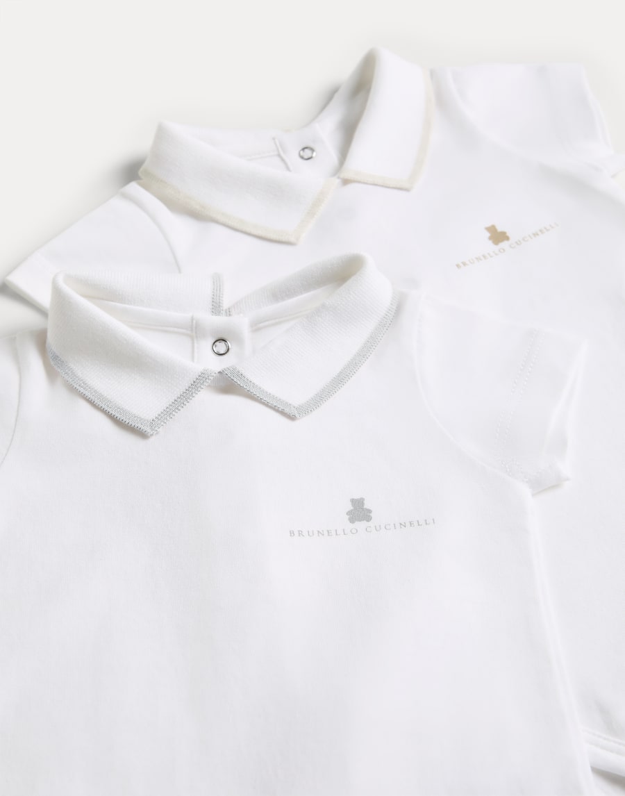 ベビーバーニー ロンパース 2枚セット サンド ベビー - Brunello Cucinelli