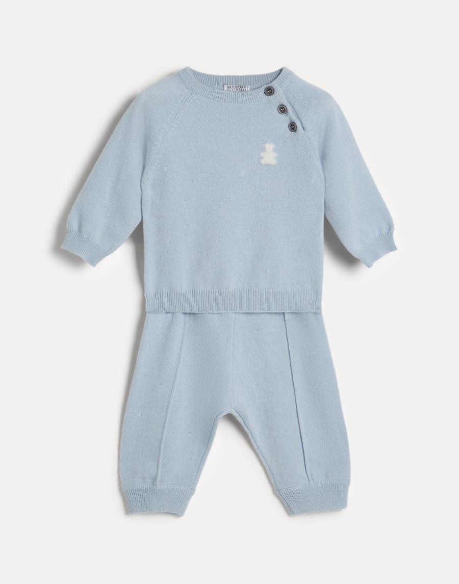 Bernie Baby cashmere sweater Sky Blue Baby - Brunello Cucinelli