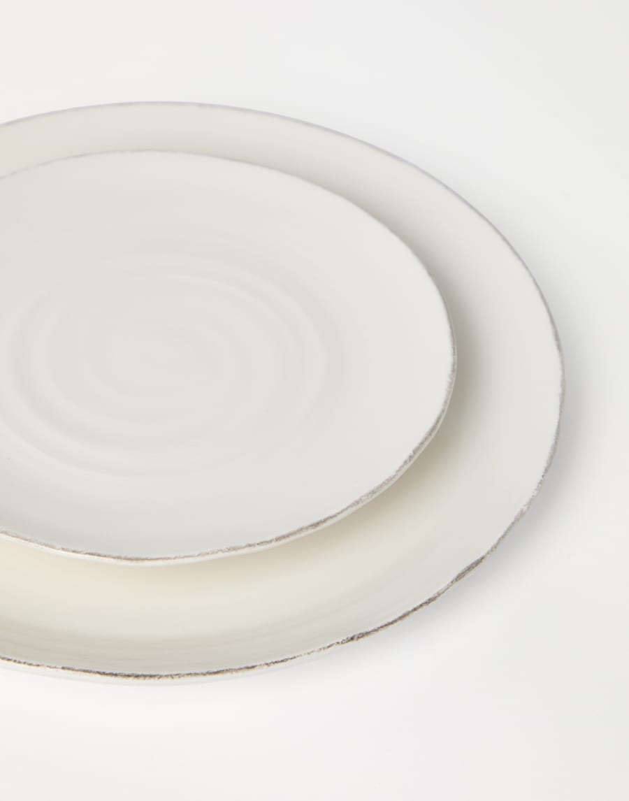 Plate set Milk Lifestyle - Brunello Cucinelli