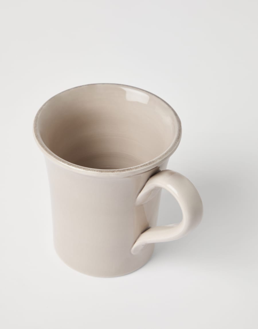 Ceramic mug with lid Brown Lifestyle - Brunello Cucinelli