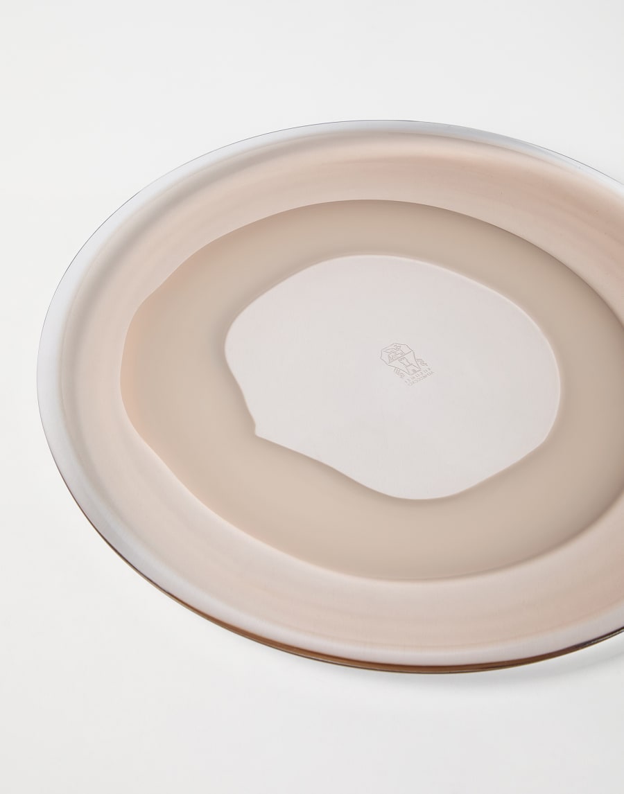 Тарелка Holiday из муранского стекла Натуральный Стиль жизни - Brunello Cucinelli