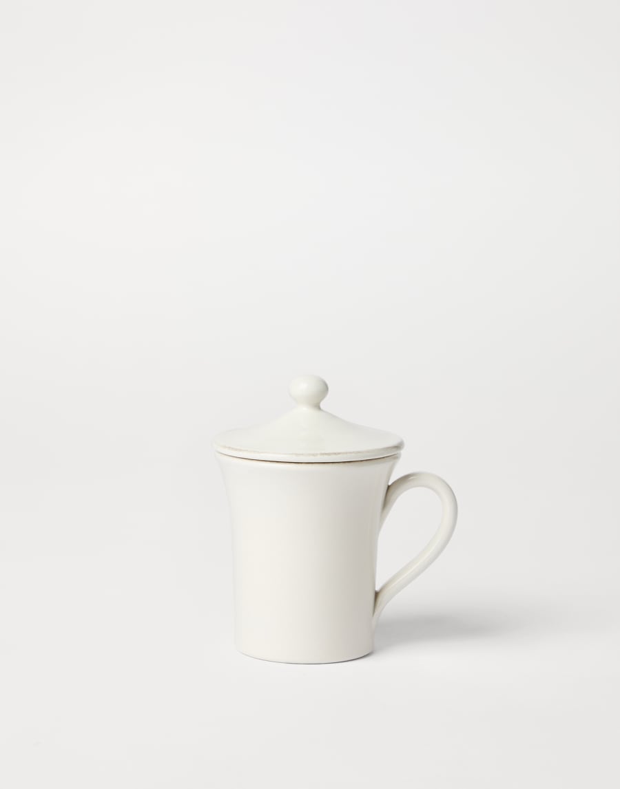 Ceramic mug with lid Milk Lifestyle - Brunello Cucinelli