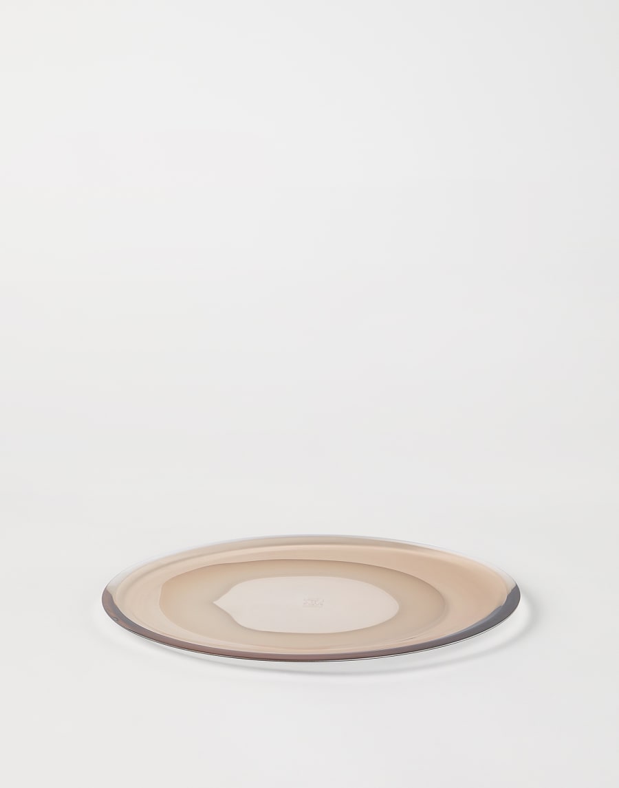 Тарелка Holiday из муранского стекла Натуральный Стиль жизни - Brunello Cucinelli