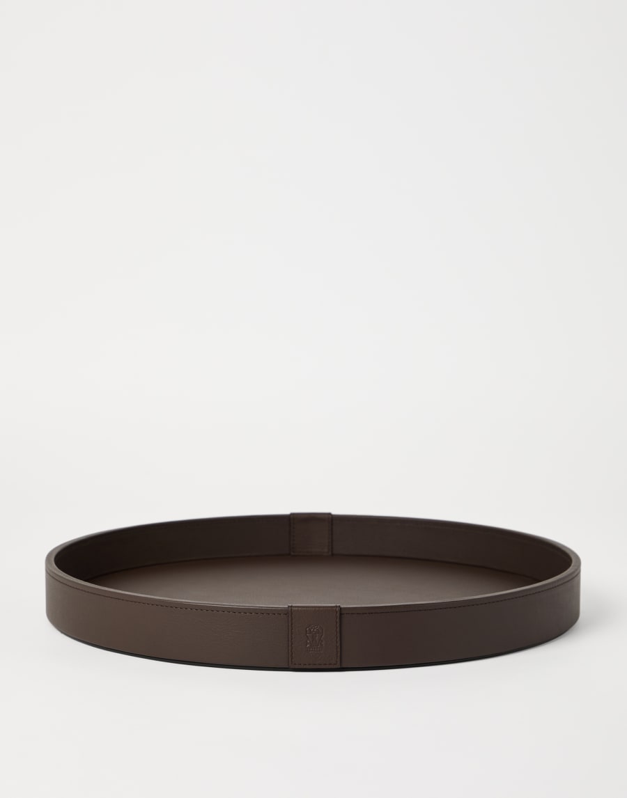 Large leather tray Cigar Lifestyle - Brunello Cucinelli
