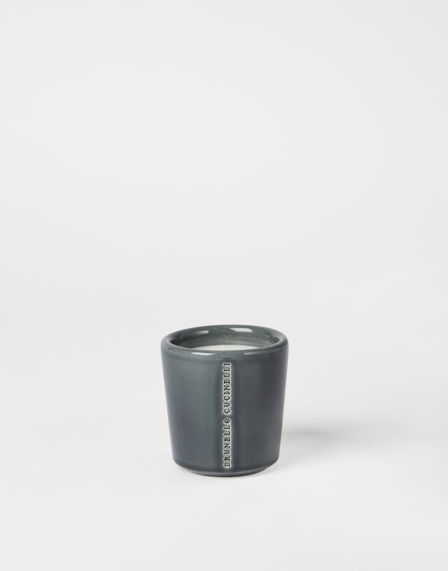 Candle in craquelée vessel Dark Military Lifestyle - Brunello Cucinelli