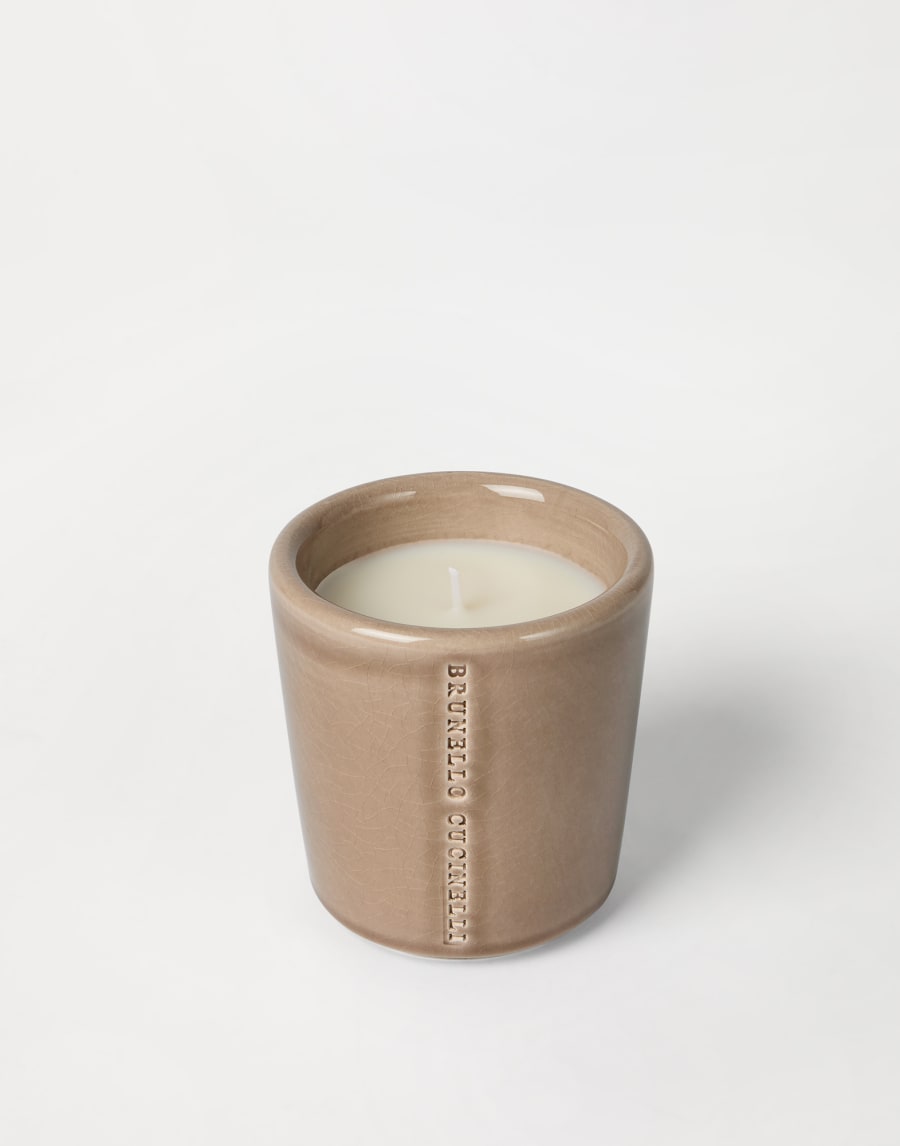 Candle in craquelée vessel Mud Lifestyle - Brunello Cucinelli