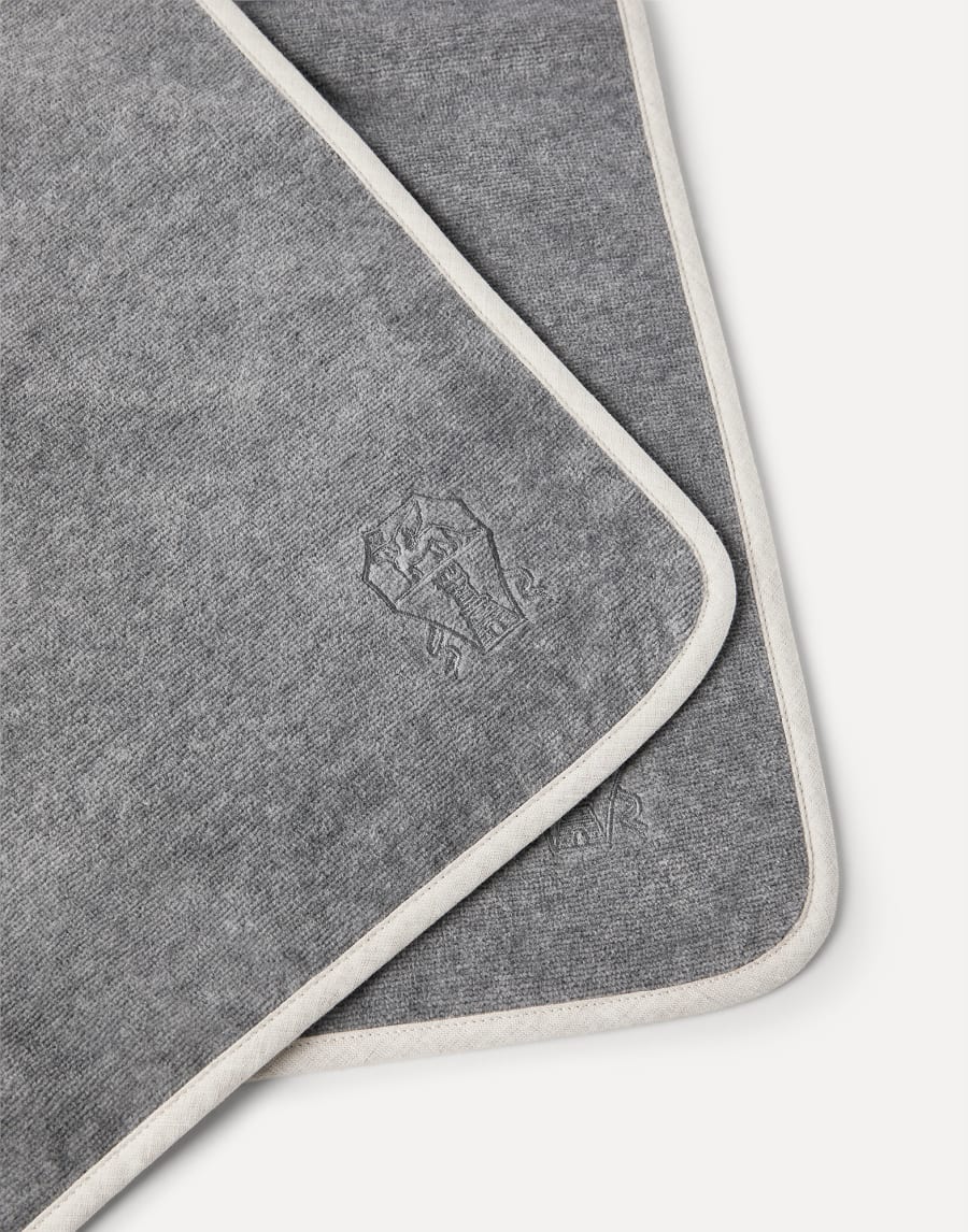 两条装毛巾 中灰 生活风格 - Brunello Cucinelli