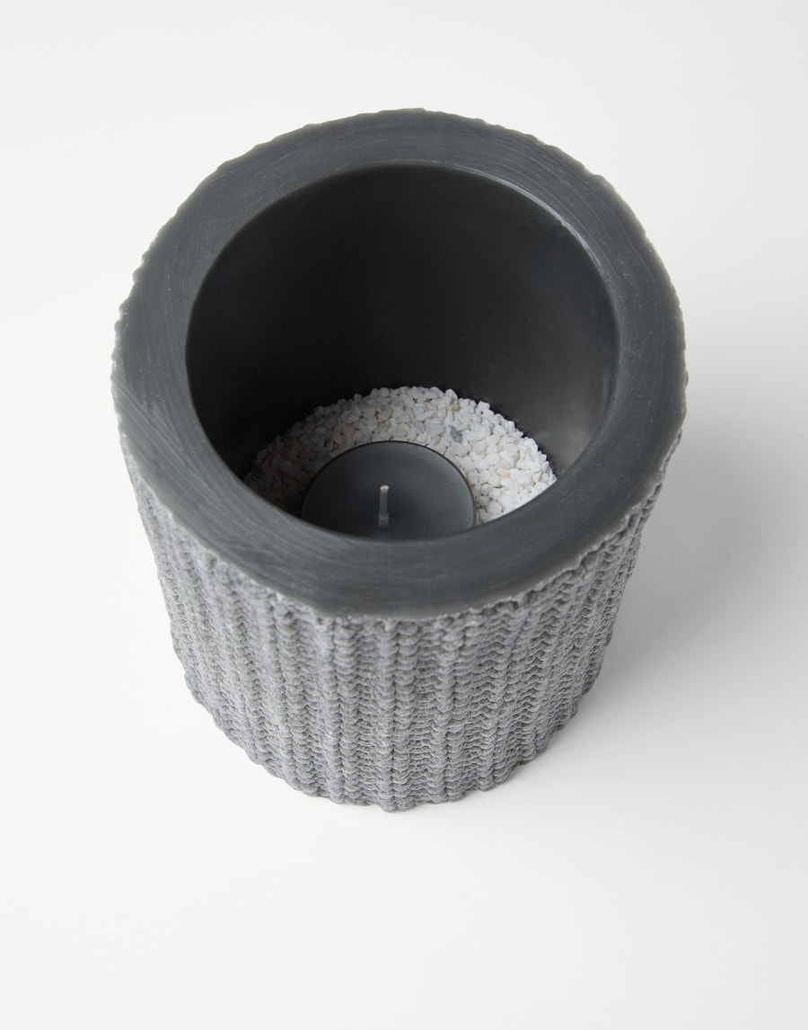 Large wax lantern Medium Grey Lifestyle - Brunello Cucinelli