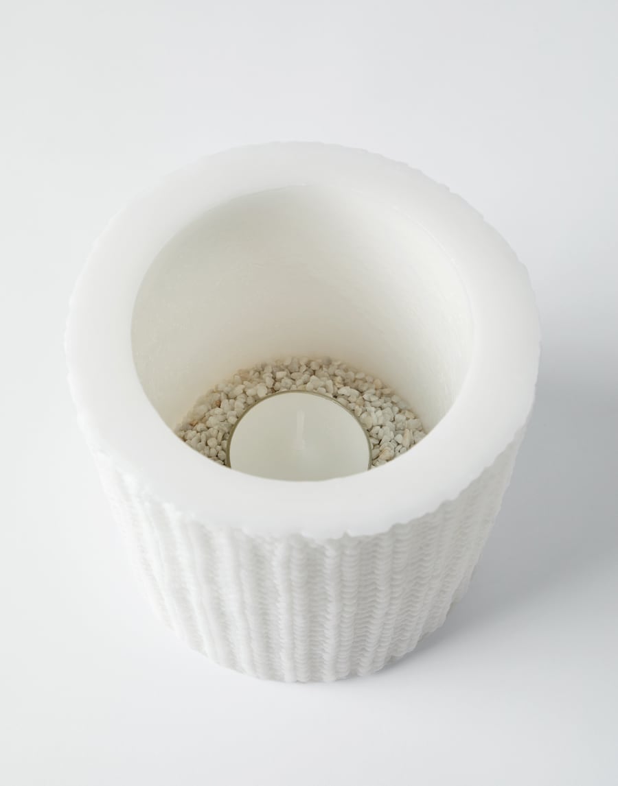 Large wax lantern White Lifestyle - Brunello Cucinelli