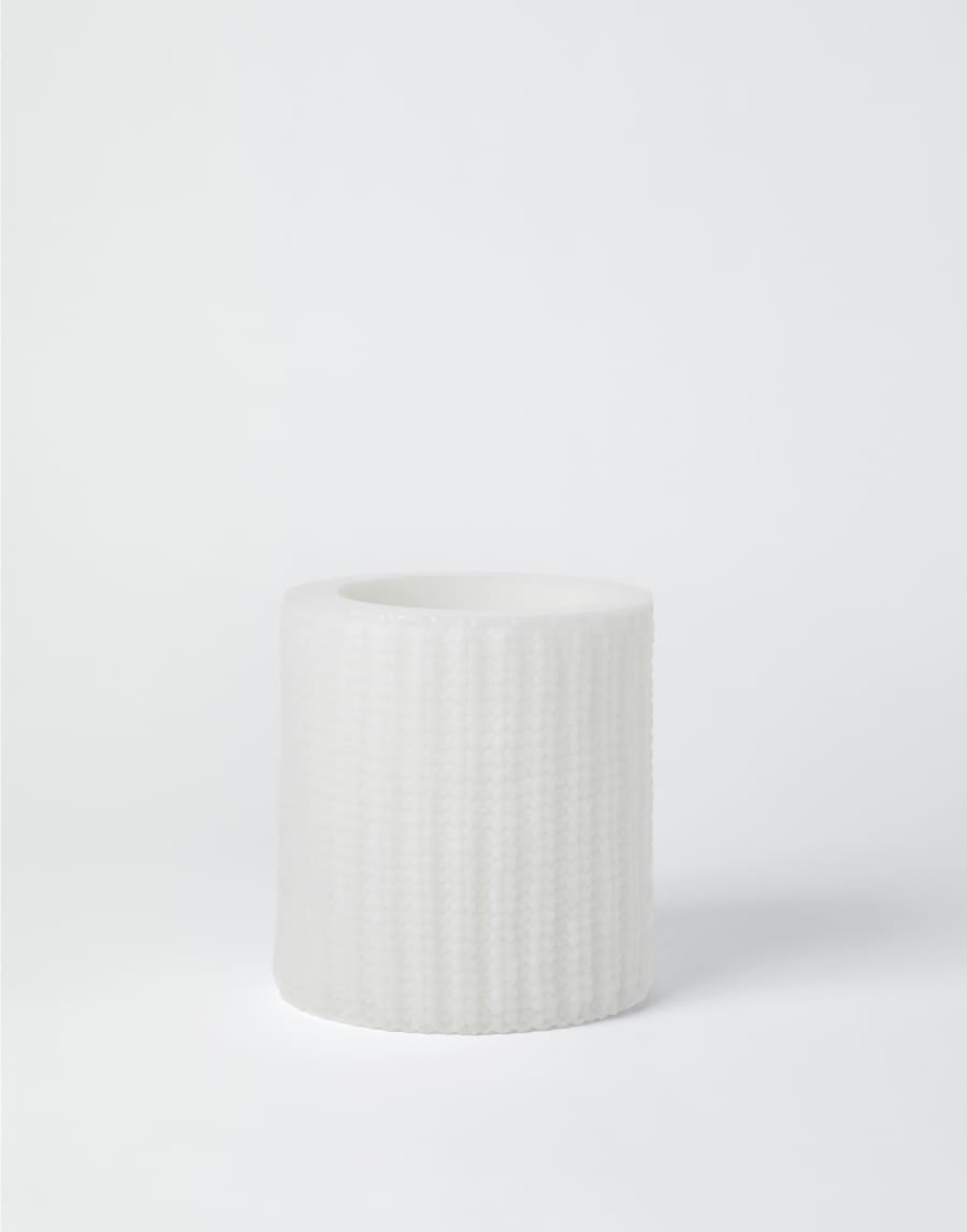 Большой фонарь из воска Белый Стиль жизни - Brunello Cucinelli