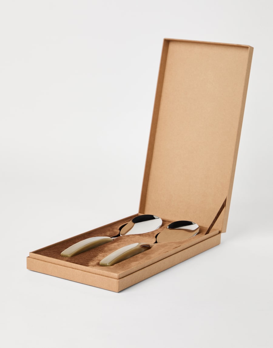 Risotto servers Natural Horn Lifestyle - Brunello Cucinelli