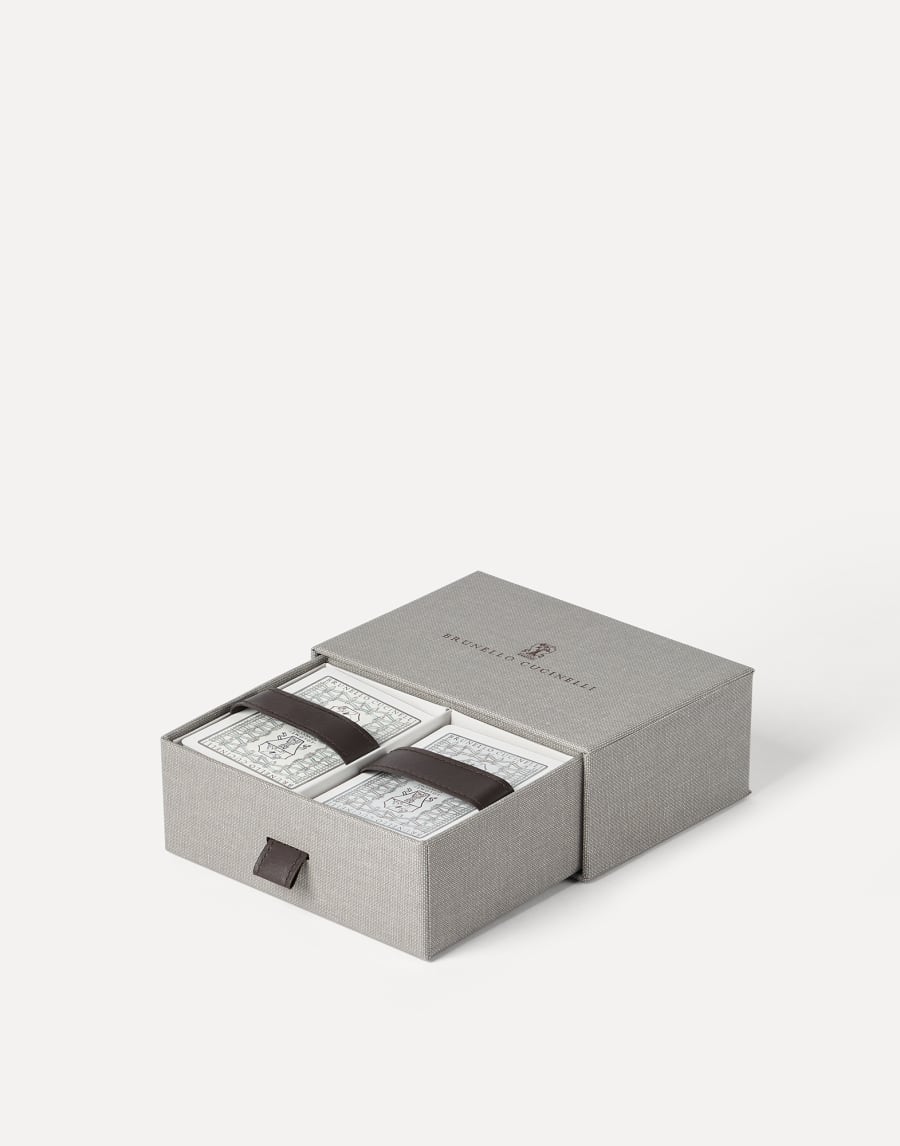 Set of playing cards Grey Lifestyle - Brunello Cucinelli
