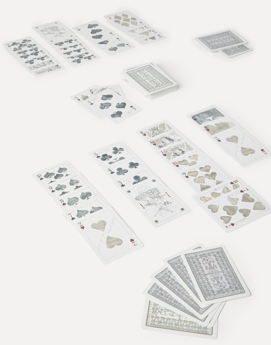 Set of playing cards Grey Lifestyle - Brunello Cucinelli