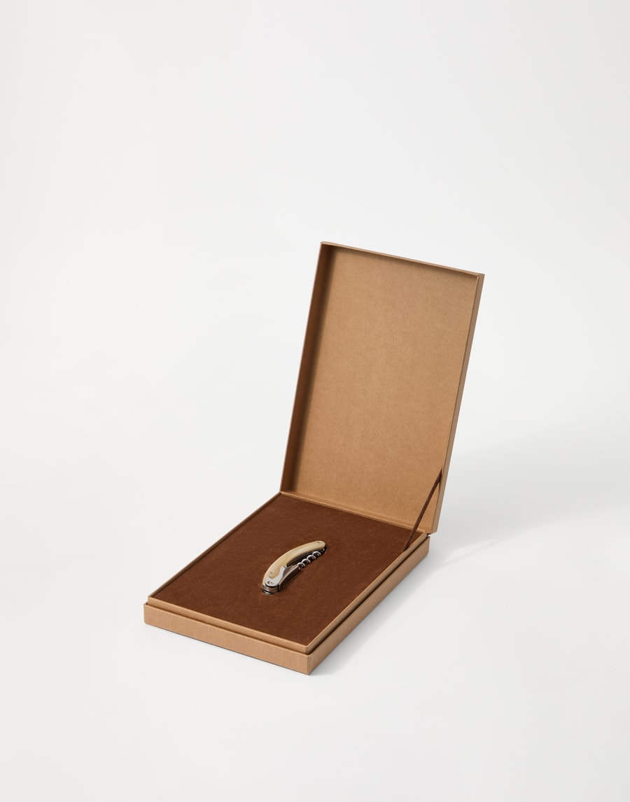 Corkscrew Natural Horn Lifestyle - Brunello Cucinelli