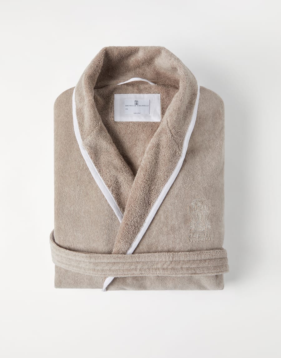 Albornoz de tela de rizo Desierto Lifestyle - Brunello Cucinelli