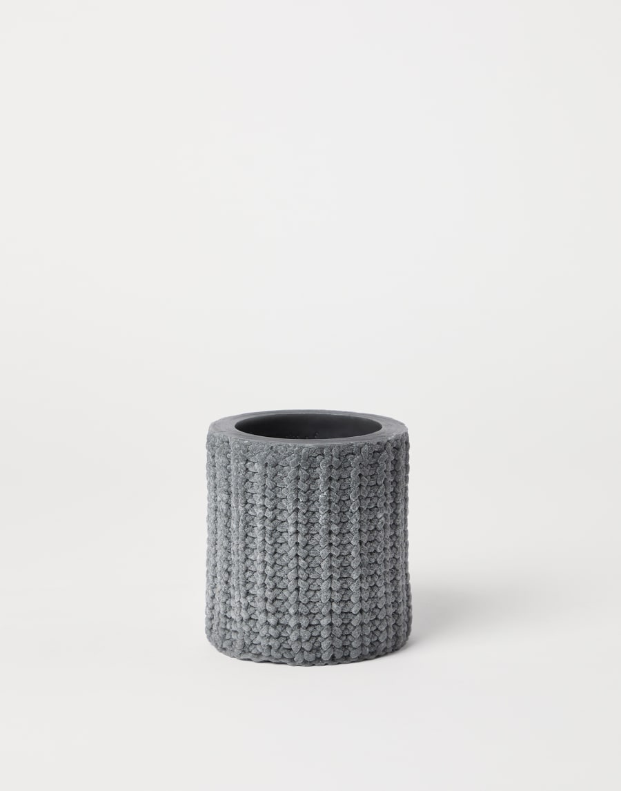 Small wax lantern Medium Grey Lifestyle - Brunello Cucinelli