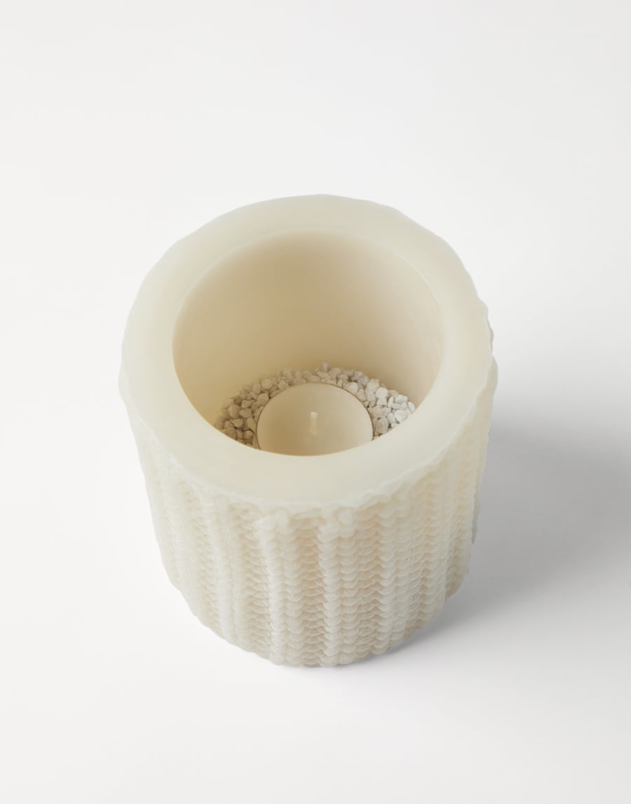 Small wax lantern Ecru Lifestyle - Brunello Cucinelli