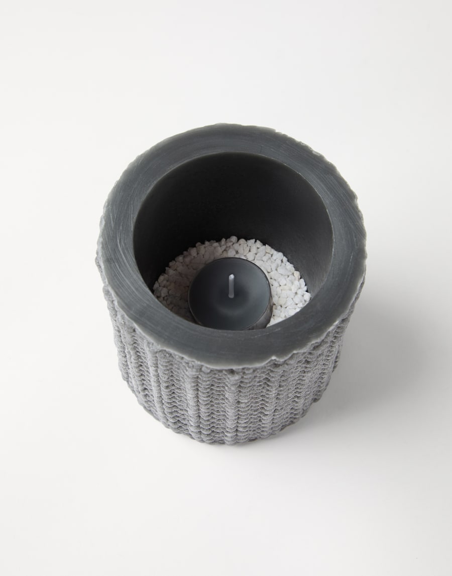 Маленький фонарь из воска Кварцевый Серый Стиль жизни - Brunello Cucinelli