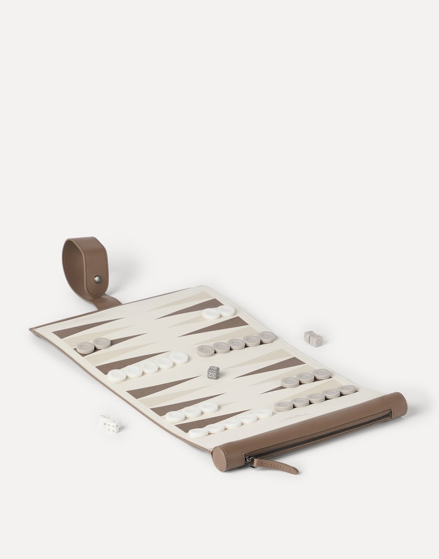 Set backgammon portatif Lait Lifestyle - Brunello Cucinelli