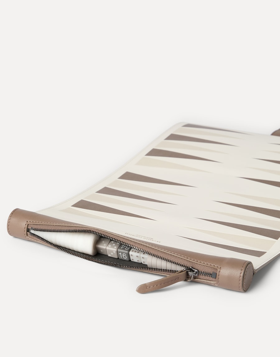 Portable backgammon set Milk Lifestyle - Brunello Cucinelli