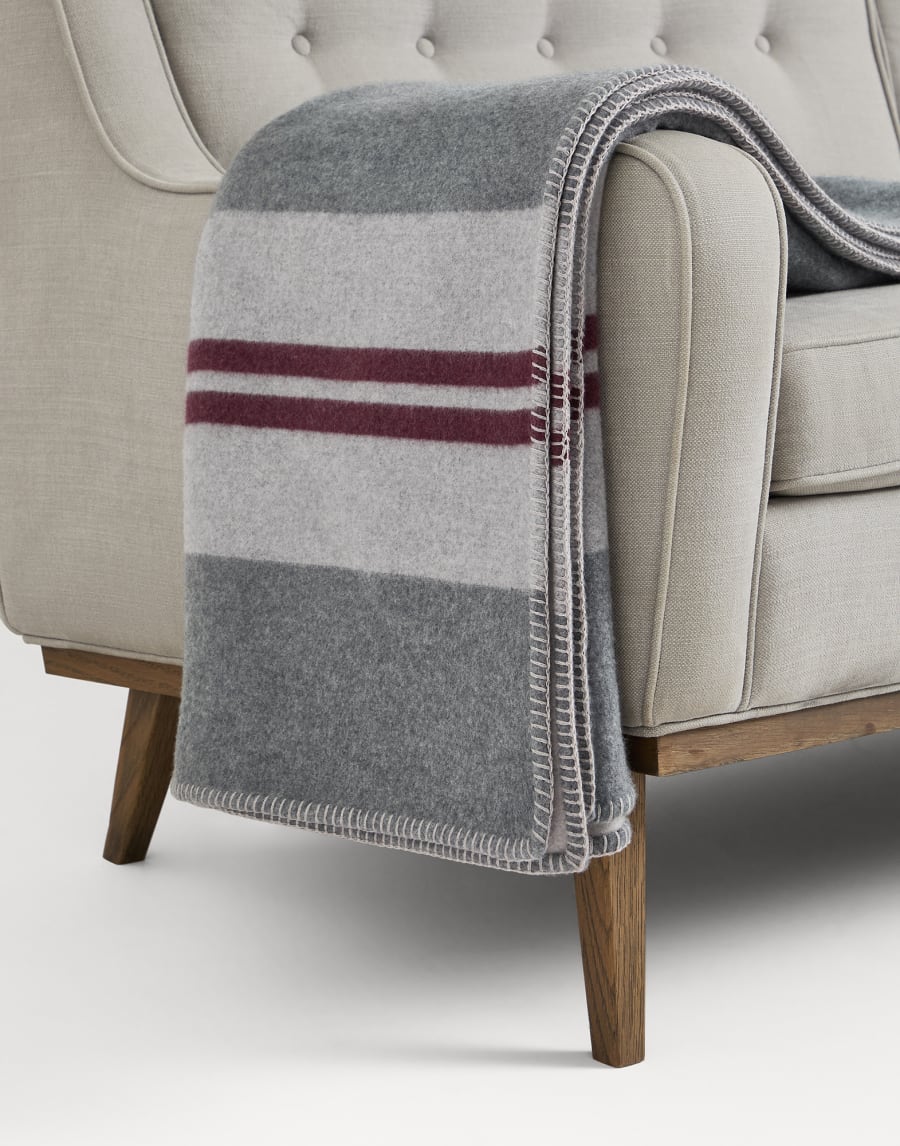 Manta de cachemir doble Militar oscuro Lifestyle - Brunello Cucinelli