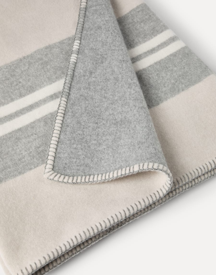 Manta de cachemir doble Beige Lifestyle - Brunello Cucinelli