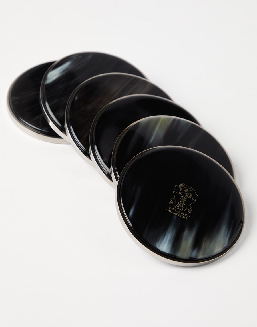 Coaster set Black Lifestyle - Brunello Cucinelli