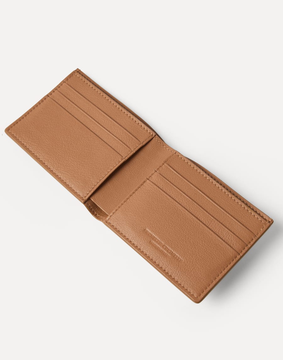 Portefeuille en nubuck Cognac Homme - Brunello Cucinelli