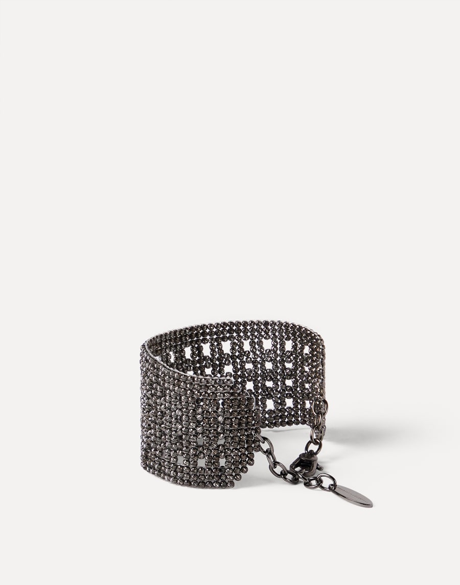 Silver bracelet Lignite Grey Woman - Brunello Cucinelli
