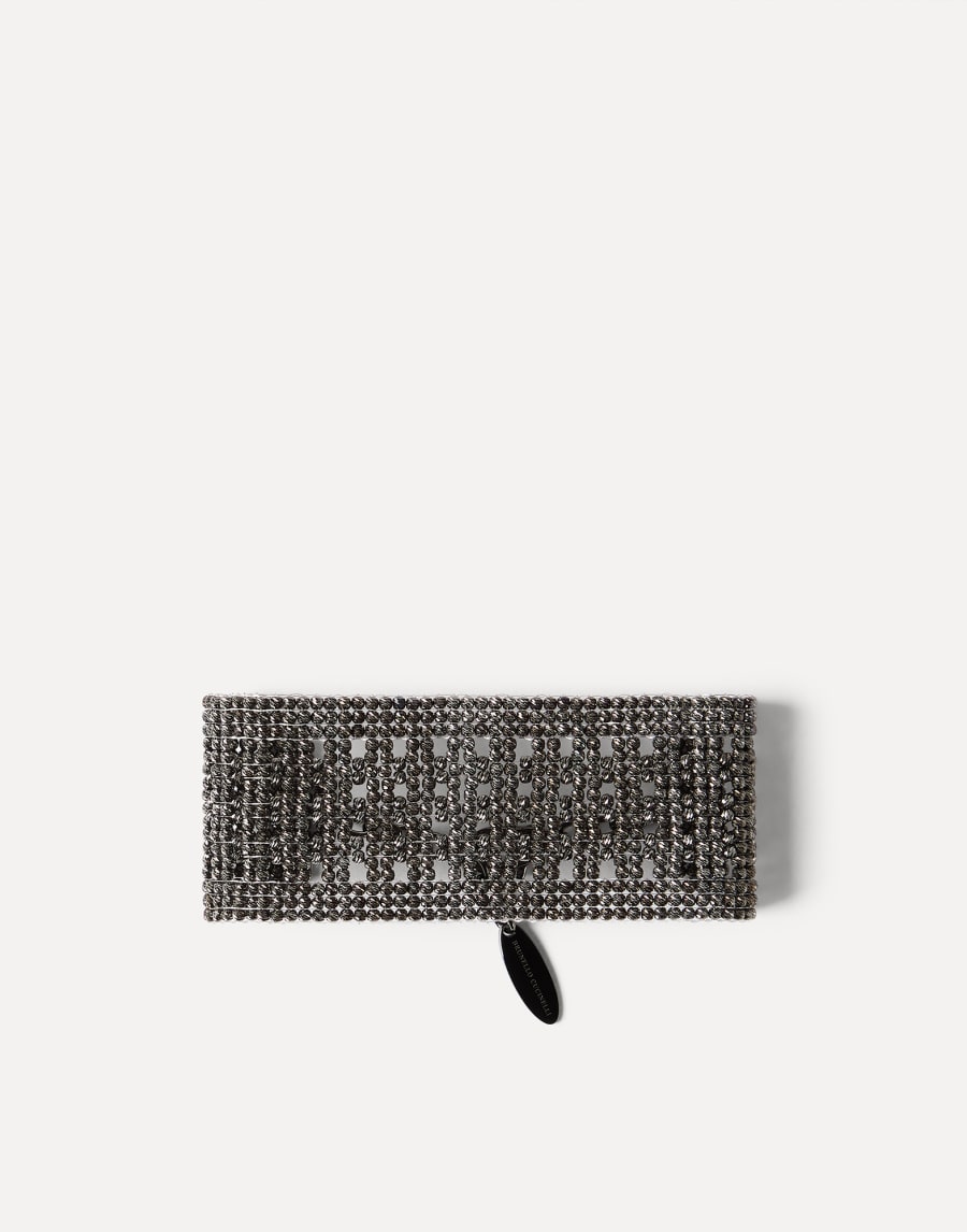 Silver bracelet Lignite Grey Woman - Brunello Cucinelli