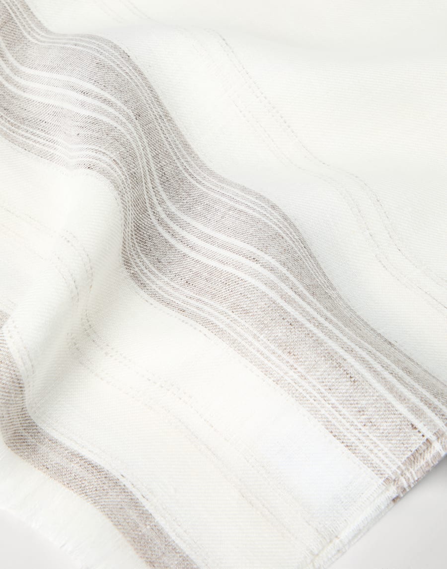 Linen scarf Panama Man - Brunello Cucinelli