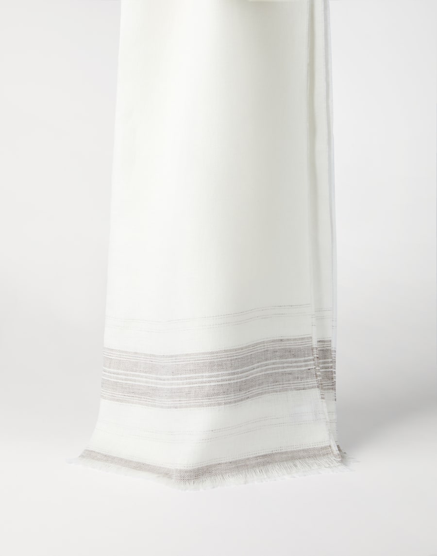 Linen scarf Panama Man - Brunello Cucinelli