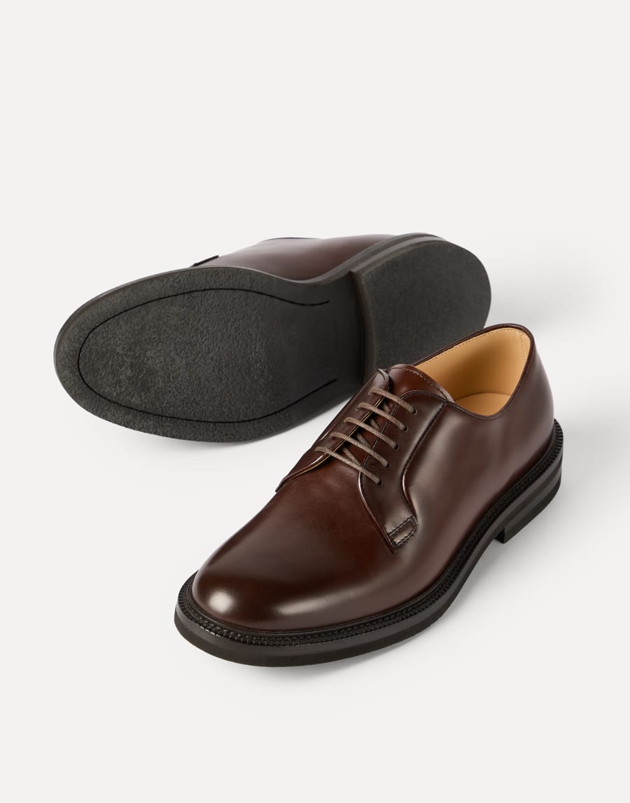Derbies en veau vieilli Châtaignier Homme - Brunello Cucinelli