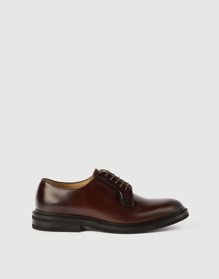 Derbies en veau vieilli Châtaignier Homme - Brunello Cucinelli