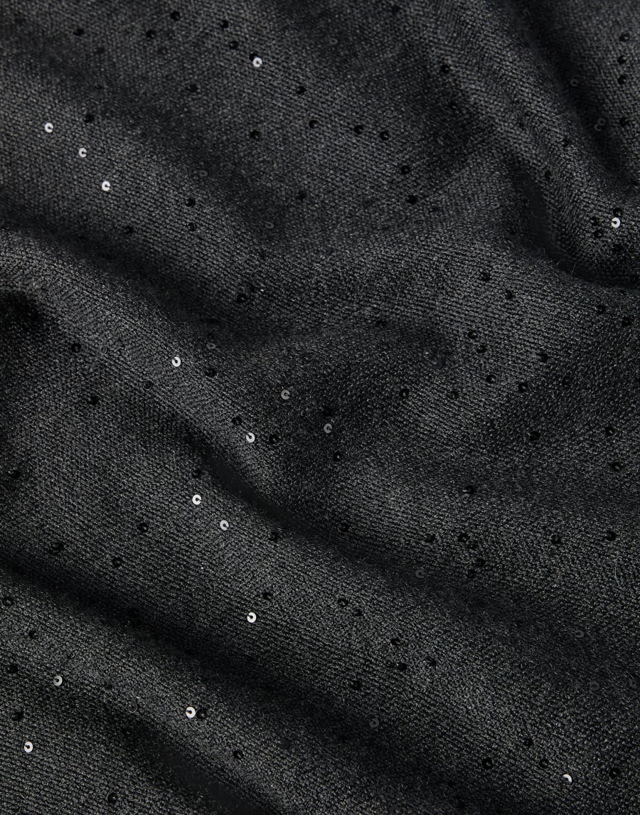 Echarpe en cachemire et soie Diamante Anthracite Femme - Brunello Cucinelli