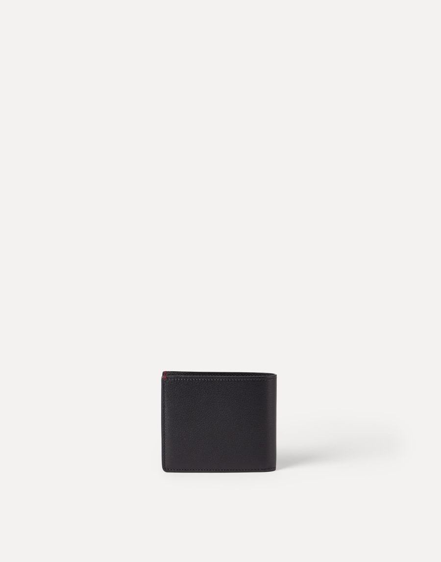 Grained leather wallet Black Man - Brunello Cucinelli