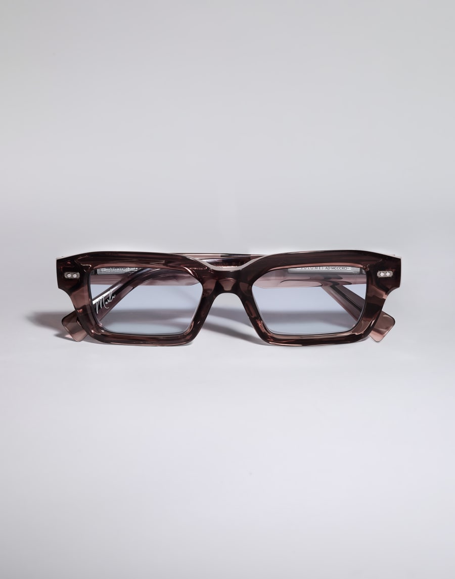 Sonnenbrille Marla aus Azetat Verwaschenes Lila Brillen - Brunello Cucinelli